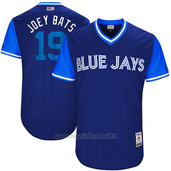 Maglia Baseball Uomo Toronto Blue Jays 2017 Little League World Series Jose Bautista Royal